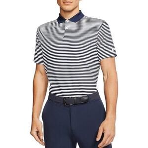 Nike Dri-fit Victory Men's Striped Golf Polo T-Shirts-Blue/White-Size S-NWT-C37